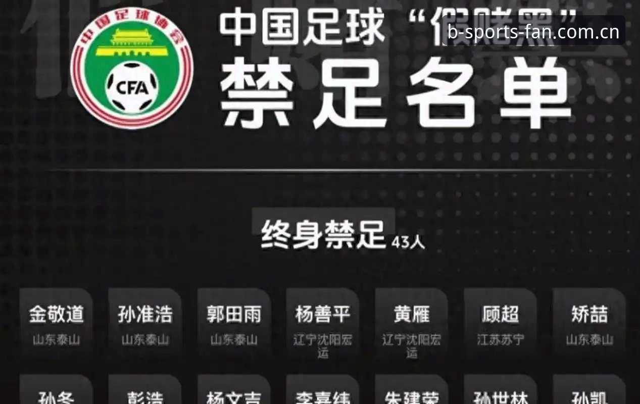 足协第三批禁足名单深度评测：从B体育体育平台视角看中国足球反腐风暴